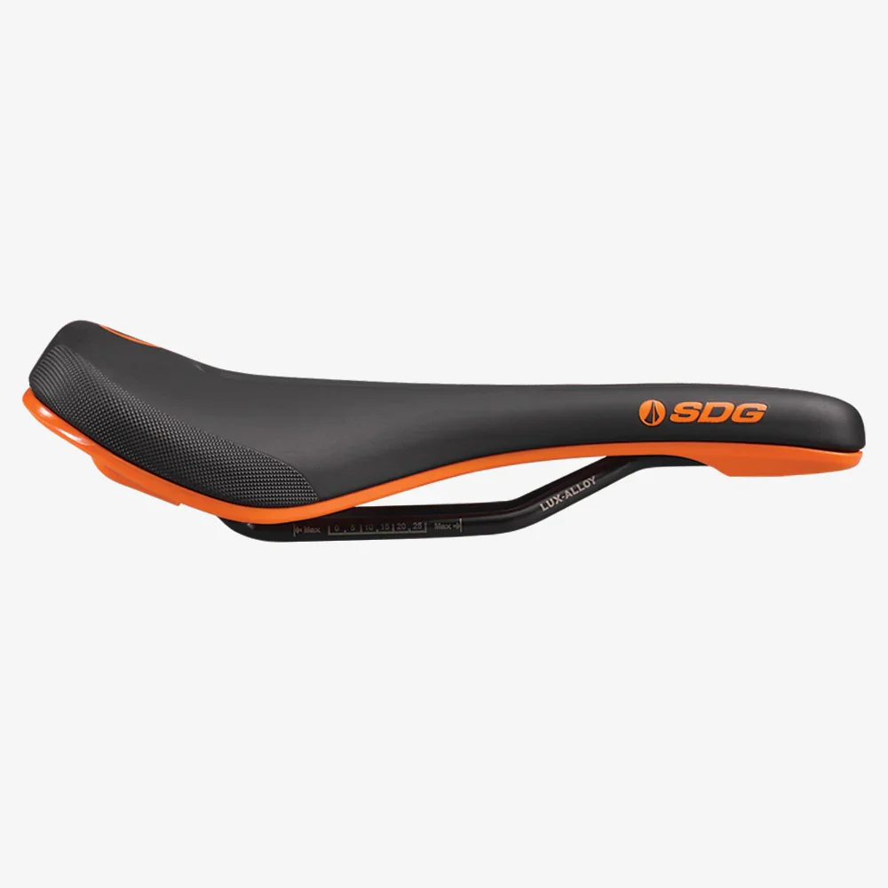 SDG BEL-AIR V3 MAX Rails Lux-Alloy Sedlo černá/oranžová
