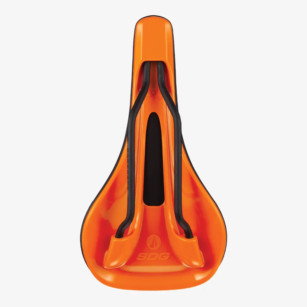 SDG Bell V3 Rails Lux Alloy Saddle Black/Orange