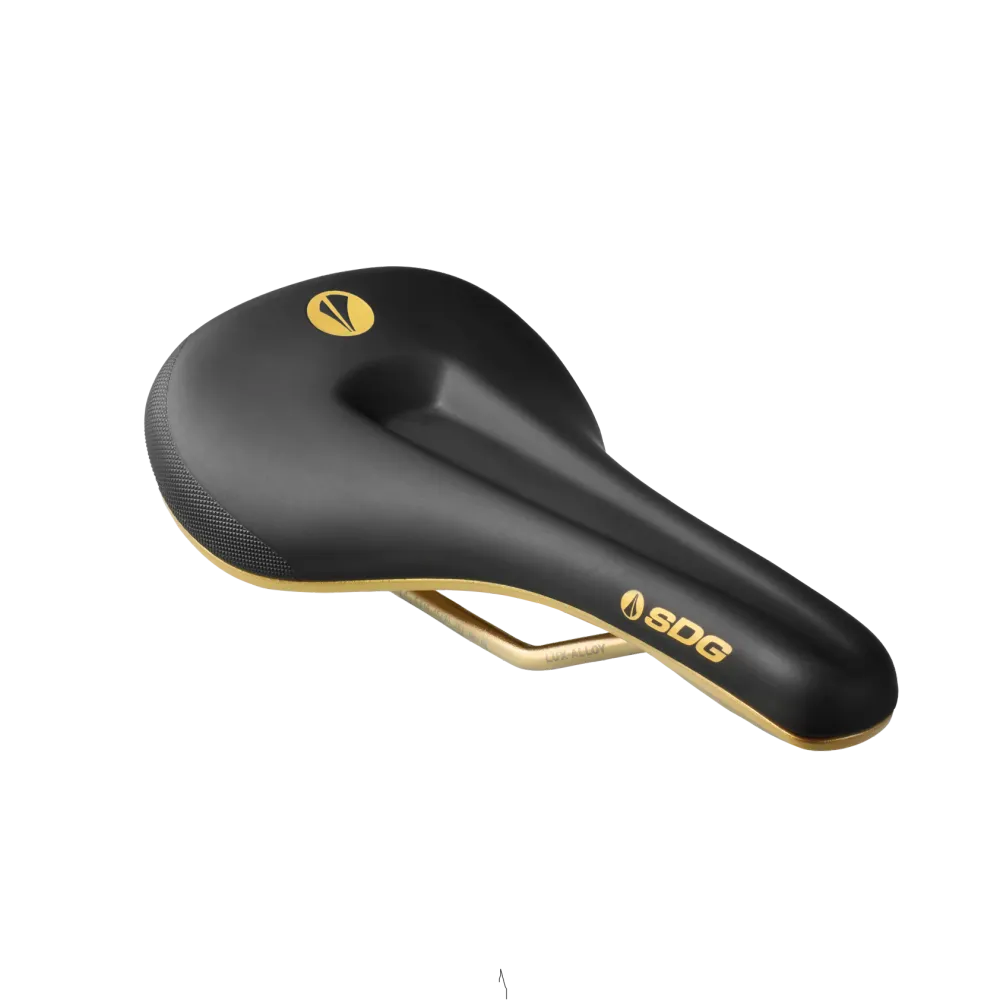 SDG Bell-AIR V3 MAX Galactic Rails Lux-Alloy Sedlo černé/zlaté