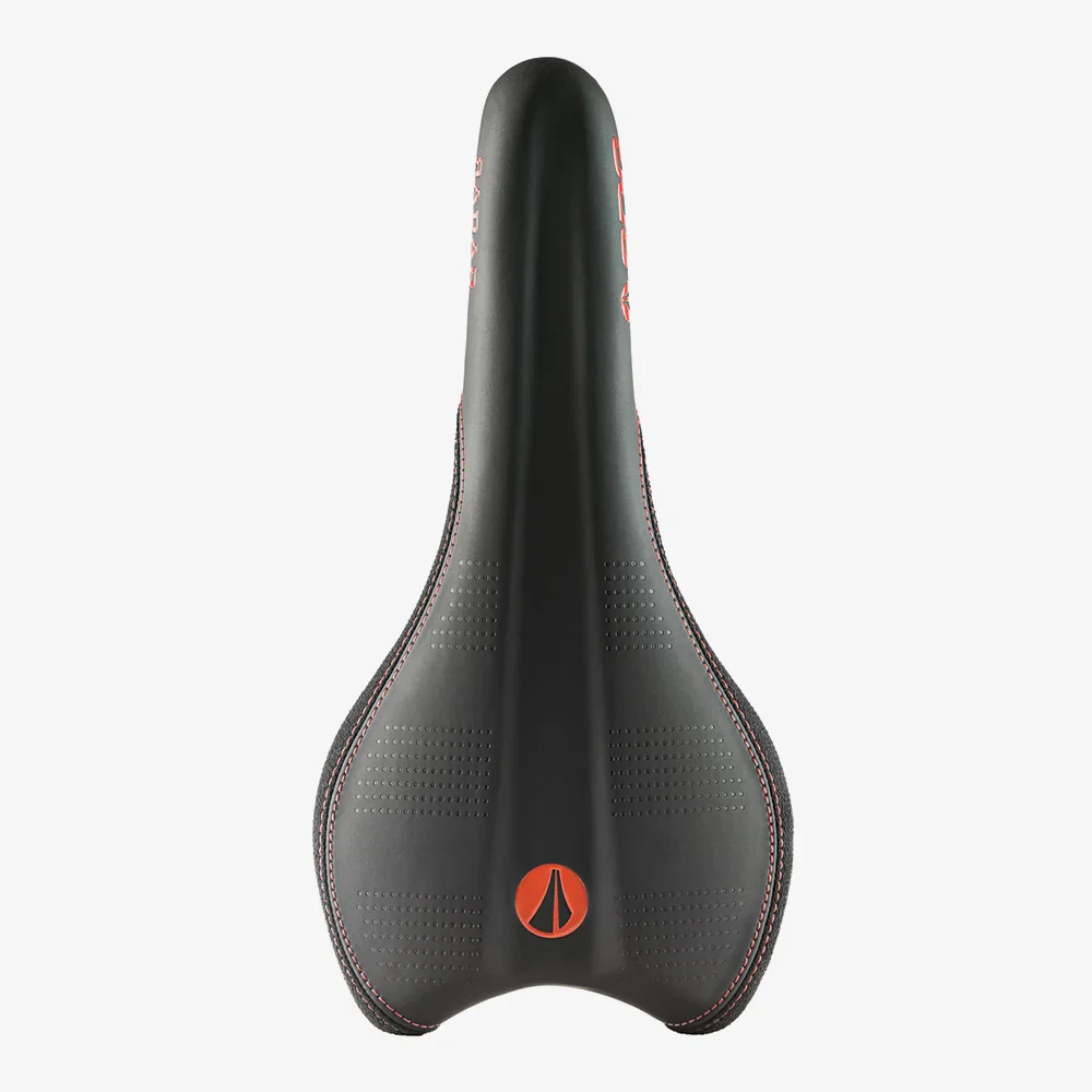 SDG RADAR MTN Rails Titanovo-hliníkové sedlo Black/Orange