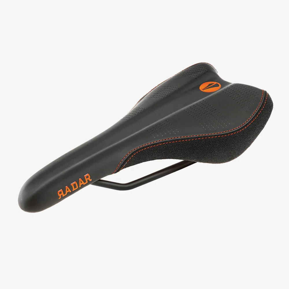 SDG RADAR MTN Rails Titanovo-hliníkové sedlo Black/Orange