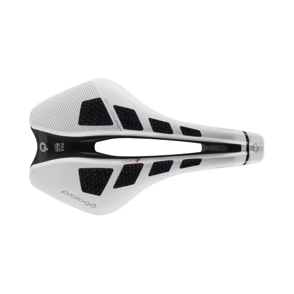 Sedlo PROLOGO DIMENSION CPC Tirox šířka kolejnic 143mm Bílá