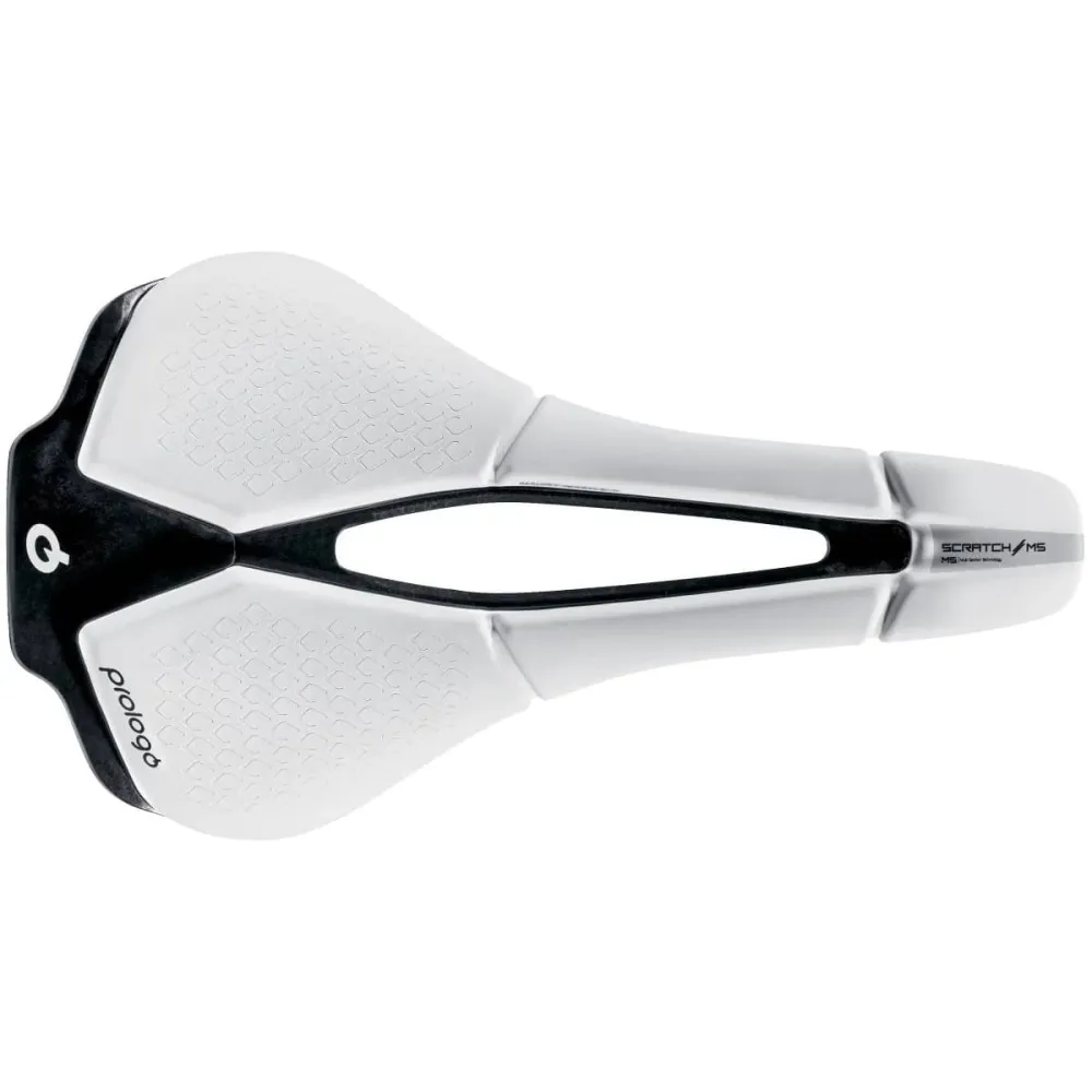 Sedlo PROLOGO SCRATCH M5 PAS Rails Tirox White