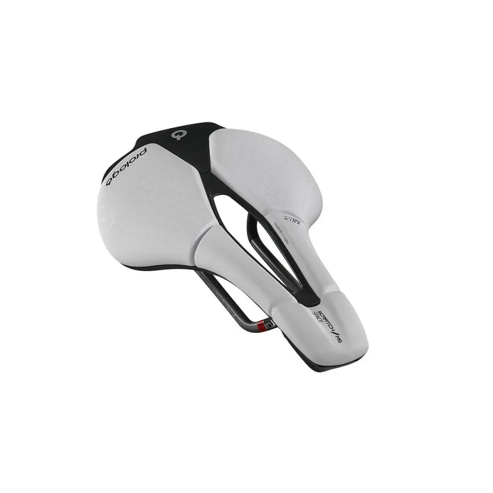 Sedlo PROLOGO SCRATCH M5 PAS SPACE Kolejnice Tirox šířka 147mm Bílá
