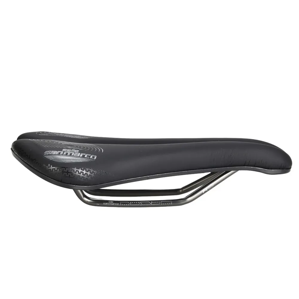 Sedlo SAN MARCO APSIDE SHORT SUPERCOMFORT OPEN-FIT RACING 139mm Rails Manganese