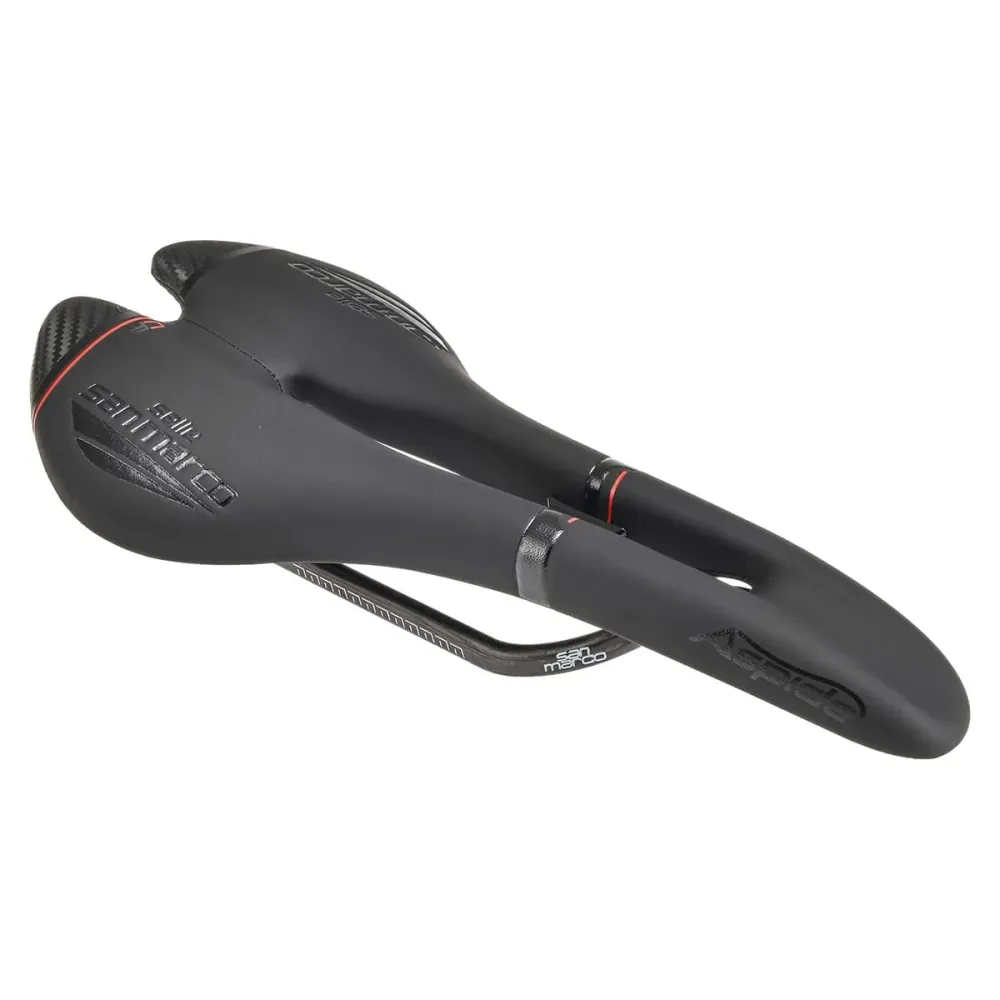 Sedlo SAN MARCO ASPIDE CARBON FX OPEN FIT NARROW Karbonové kolejnice