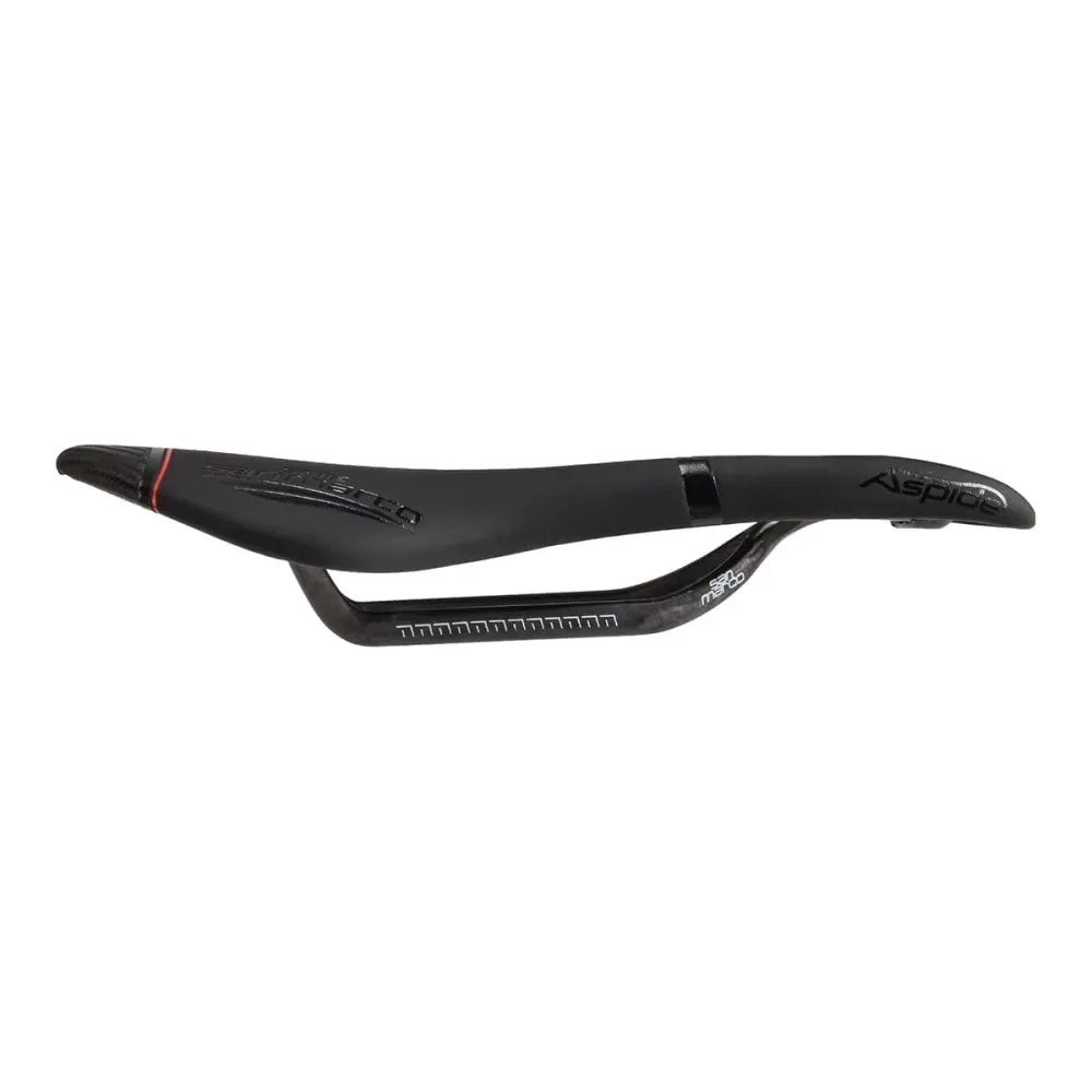 Sedlo SAN MARCO ASPIDE CARBON FX OPEN FIT WIDE Carbon Rails Black