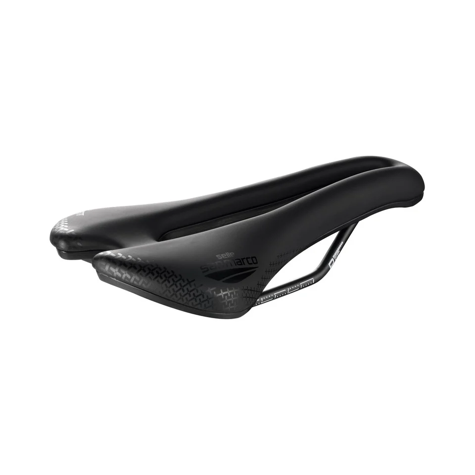 Sedlo SAN MARCO ASPIDE SHORT COMFORT OPEN-FIT DYNAMIC S3 Šířka 144 mm Kolejnice Manganese