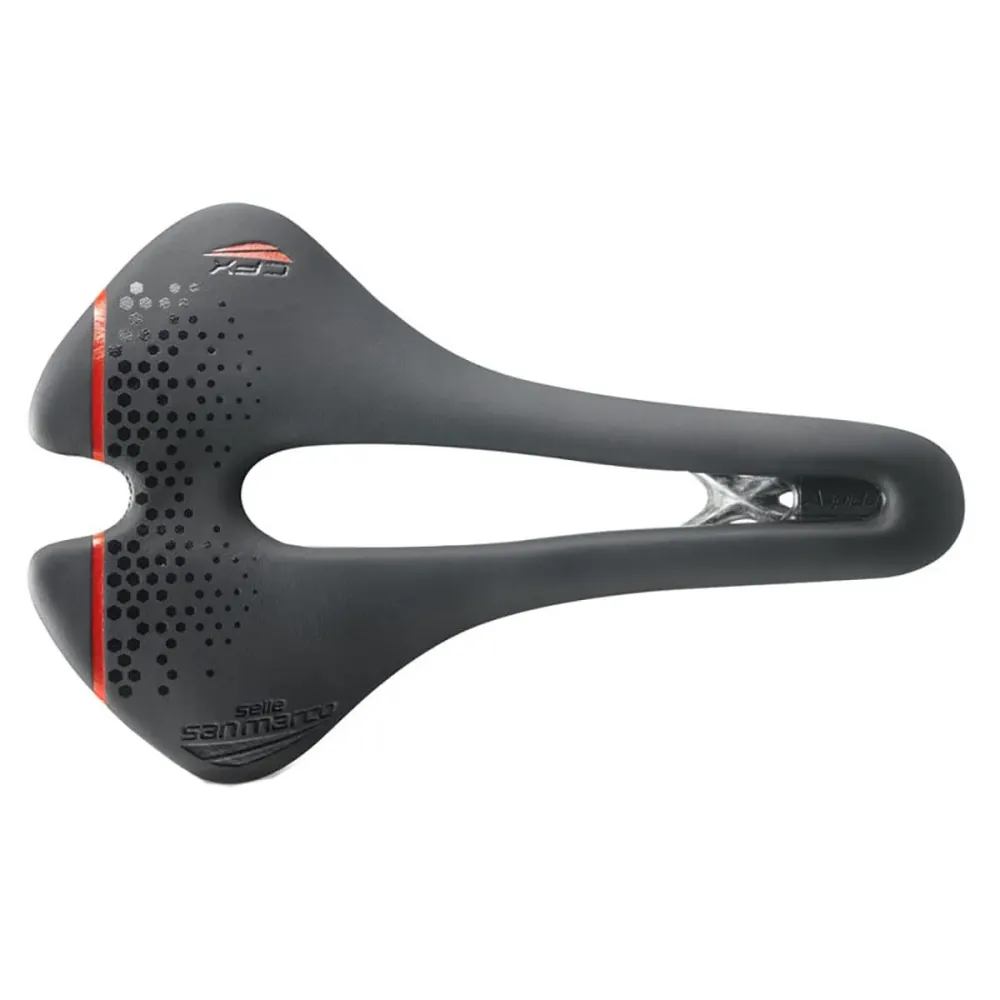 Sedlo SAN MARCO ASPIDE SHORT OPEN-FIT CARBON FX WIDE Karbonové lišty