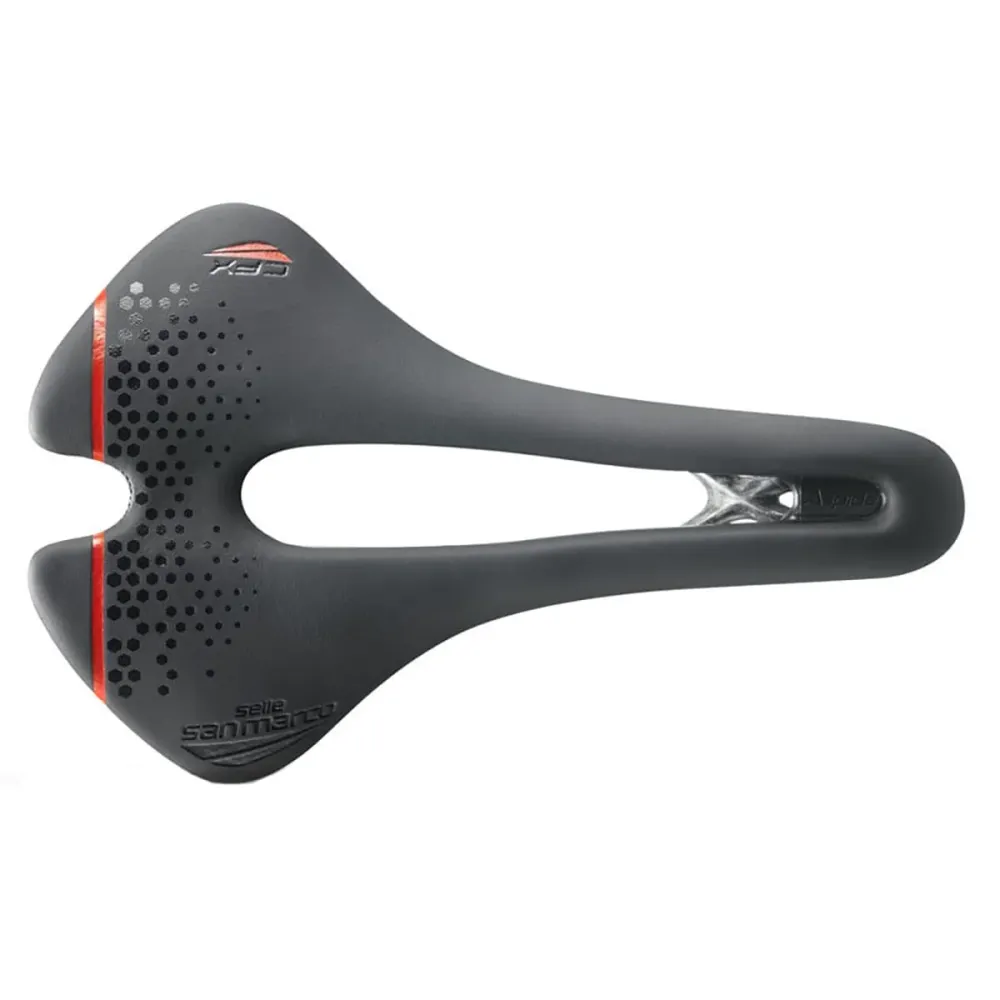 Sedlo SAN MARCO ASPIDE SHORT OPEN-FIT CARBON FX NARROW Karbonové lišty