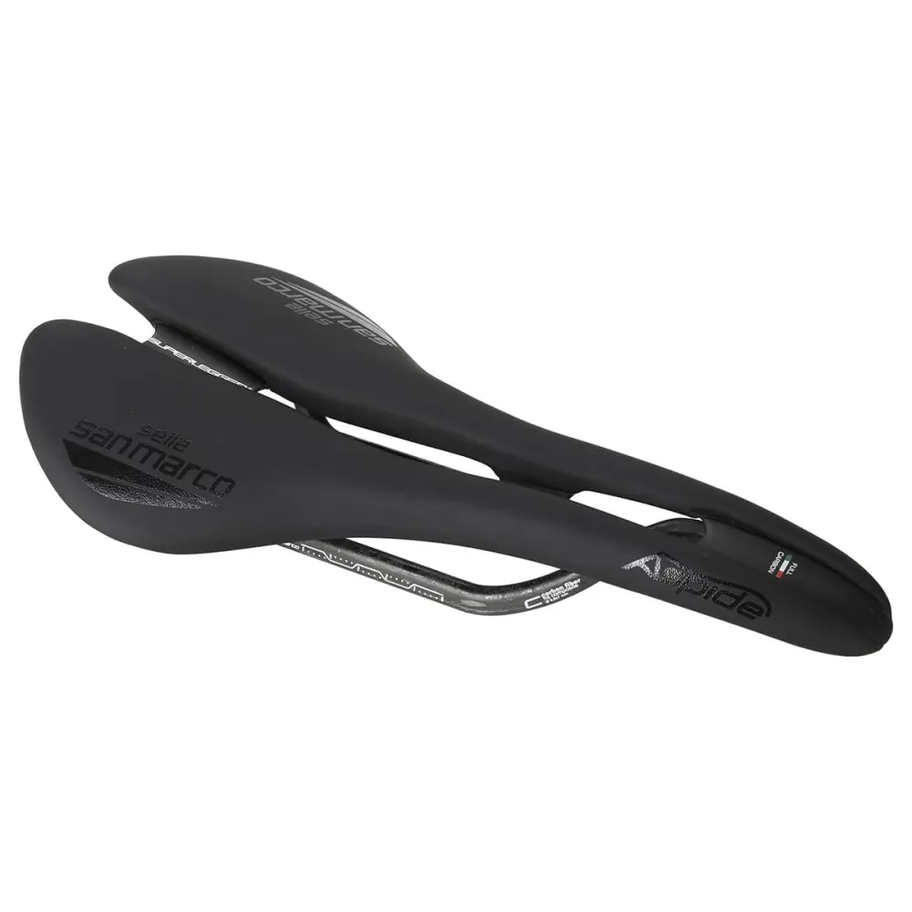 Sedlo SAN MARCO ASPIDE SUPERLEGGERA OPEN FIT NARROW Carbon Rails