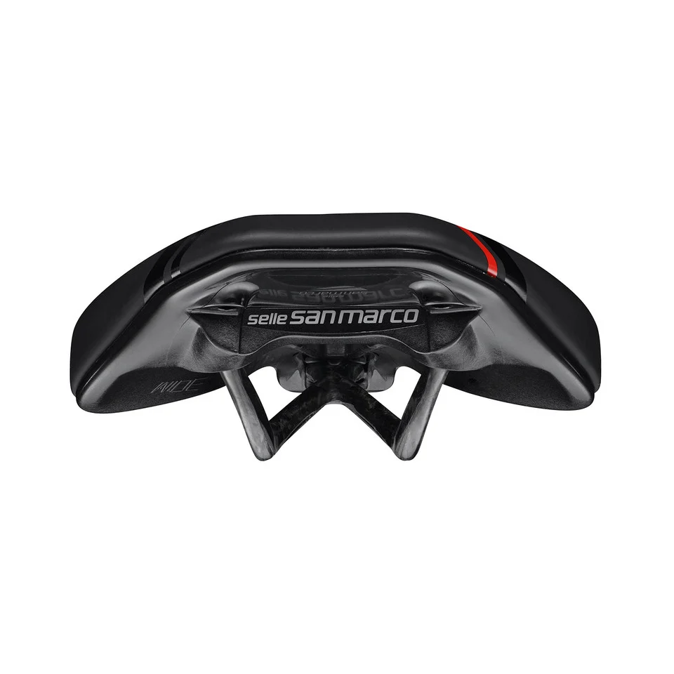 Sedlo SAN MARCO GROUND SHORT OPEN-FIT CARBON FX 155mm Black