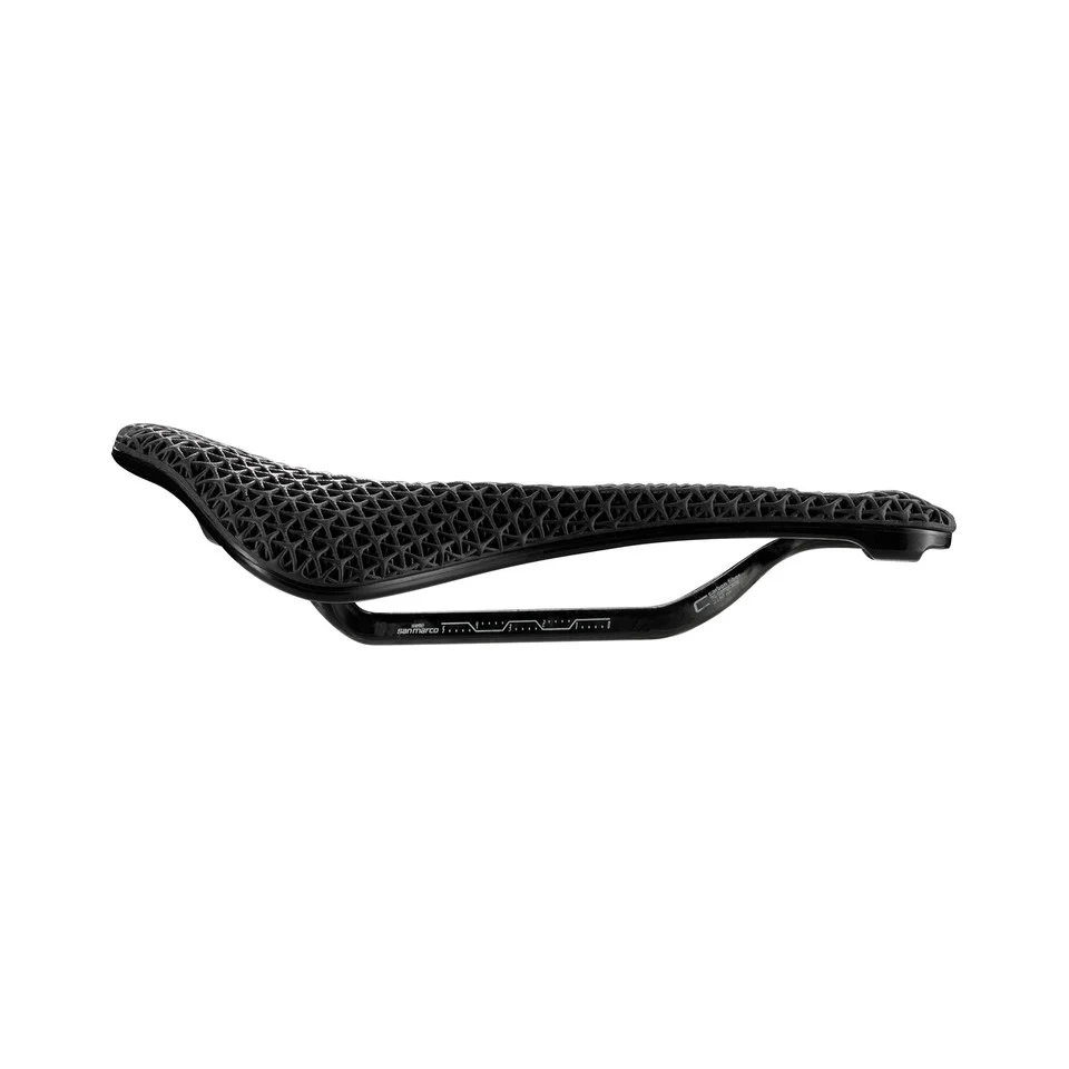 Sedlo SAN MARCO SHORTFIT 2.0 3D OPEN-FIT CARBON FX S3 Šířka 140mm Karbonové lišty