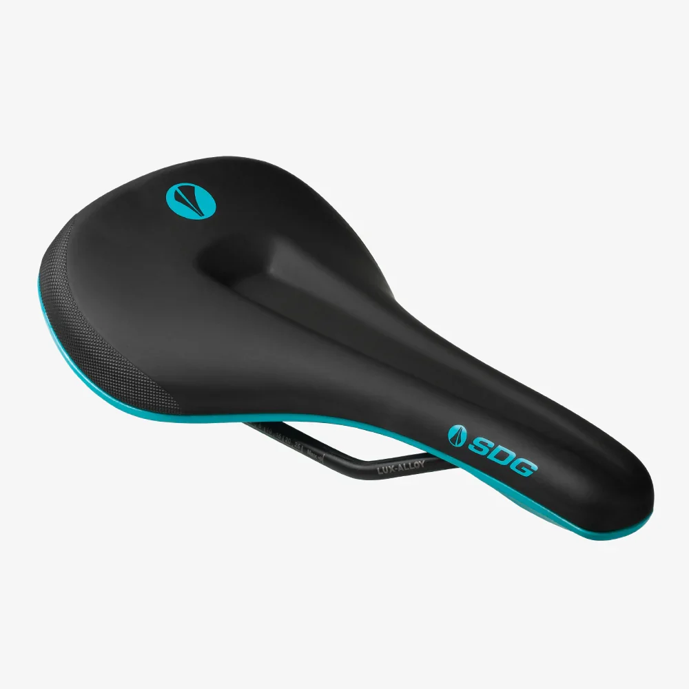 Sedlo SDG BEL-AIR V3 MAX Lux-Alloy Rails Black/Turquoise
