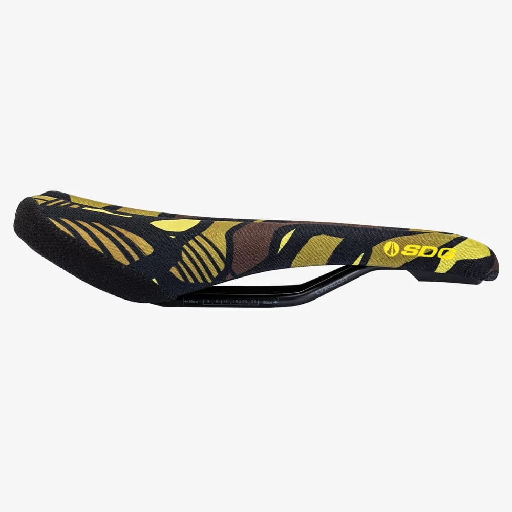 Sedlo SDG Bell V3 TERRA FIRMA Rails Lux Alloy Camo Yellow