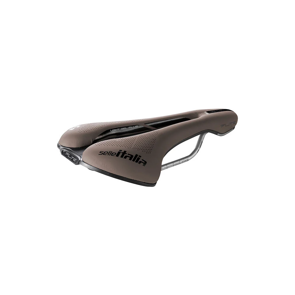 Sedlo SELLE ITALIA FLITE BOOST GRAVEL SUPERFLOW S Rails TI316 Brown