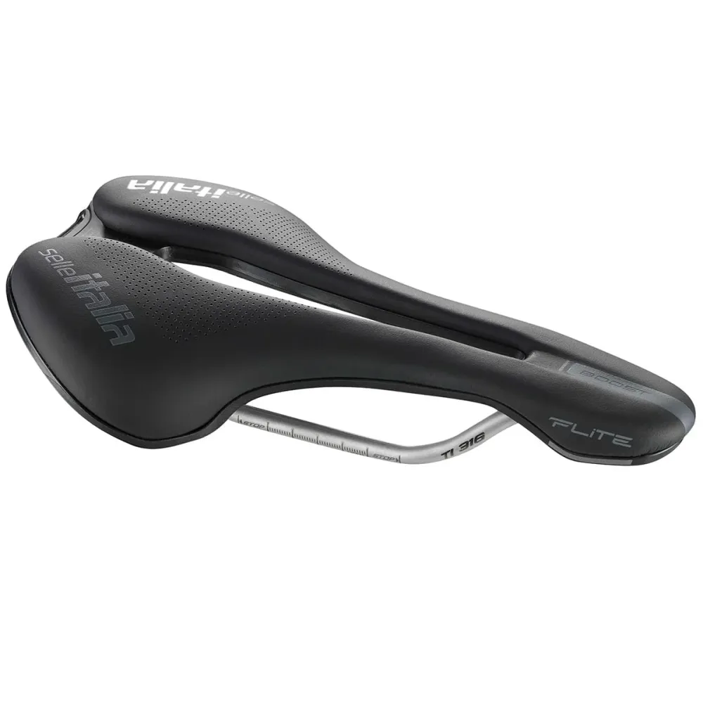 Sedlo SELLE ITALIA FLITE BOOST SUPERFLOW S Rails Ti316 Black