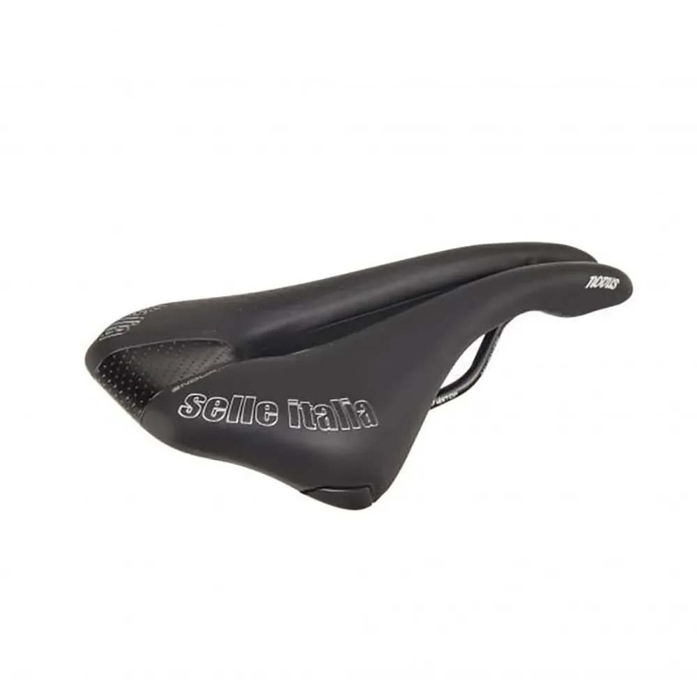 Sedlo SELLE ITALIA NOVUS ENDURANCE SUPERFLOW L Rails Manganese Black