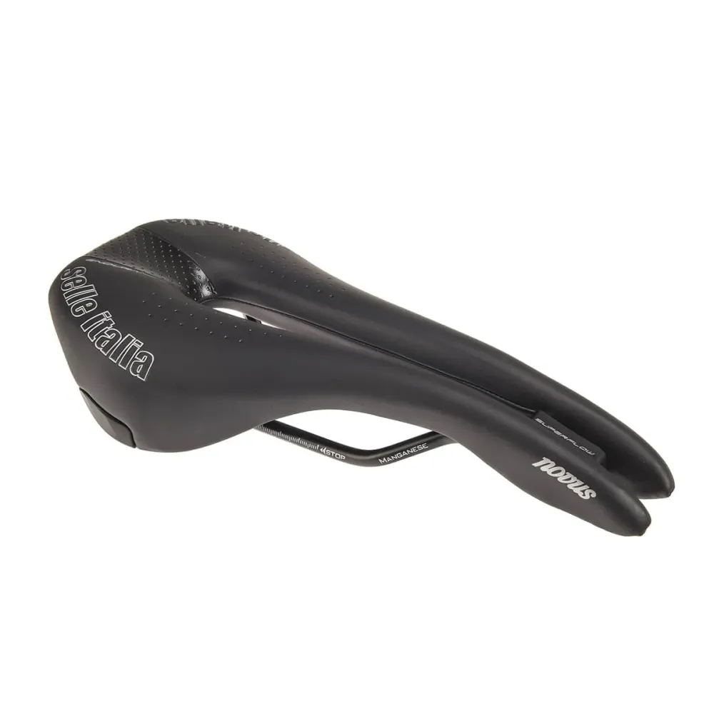 Sedlo SELLE ITALIA NOVUS SUPERFLOW ENDURANCE S Kolejnice Manganová černá