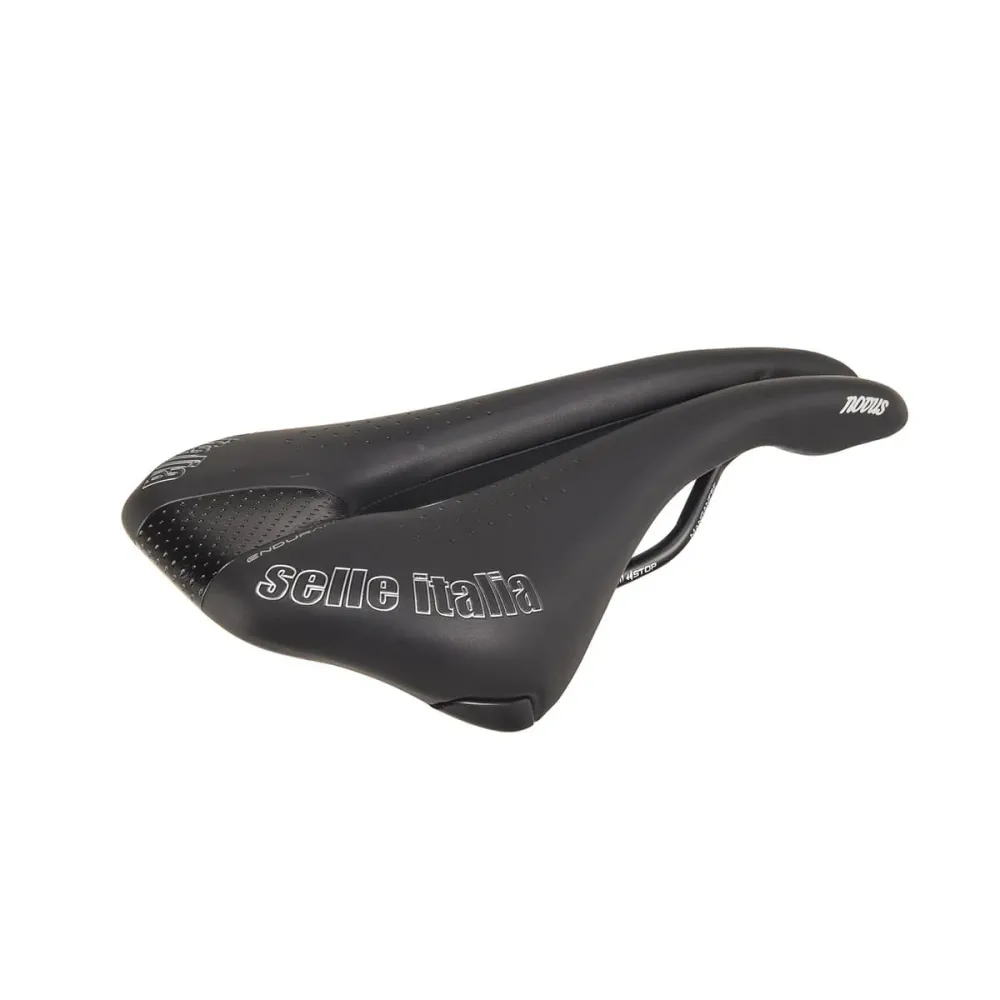 Sedlo SELLE ITALIA NOVUS SUPERFLOW ENDURANCE S Kolejnice Manganová černá
