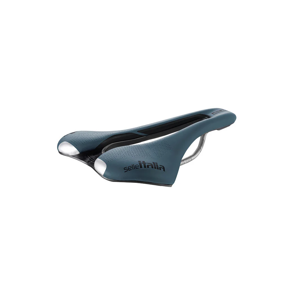 Sedlo SELLE ITALIA SLR BOOST GRAVEL SUPERFLOW L Rails TI316 Blue