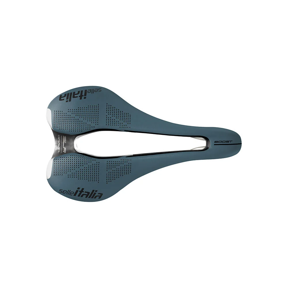 Sedlo SELLE ITALIA SLR BOOST GRAVEL SUPERFLOW L Rails TI316 Blue
