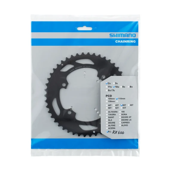 SHIMANO GRX RX600 10V 110mm venkovní řetězový kroužek