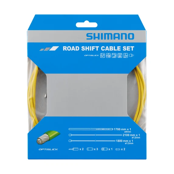 SHIMANO OT-SP41 Optislick Sada lanka pouzdra přehazovačky žlutá