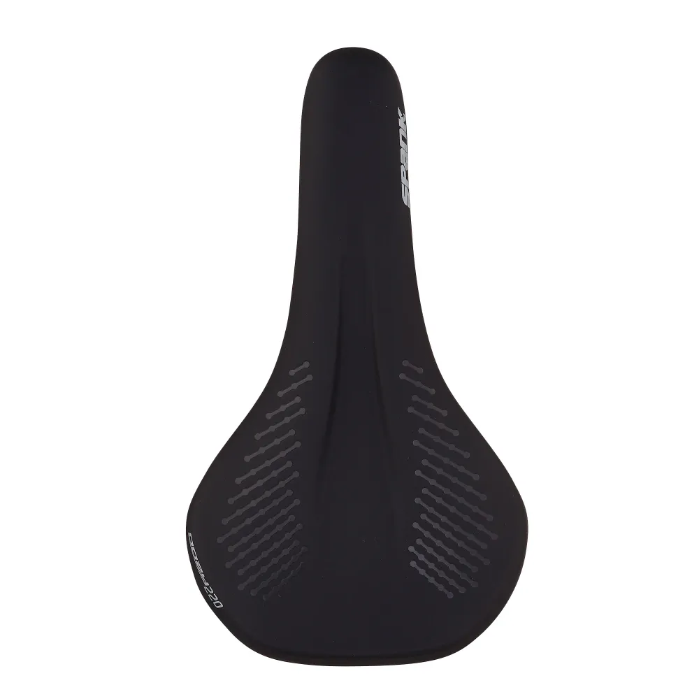 SPANK OOZY 220 144mm sedlo CrN/Ti kolejnice Červená