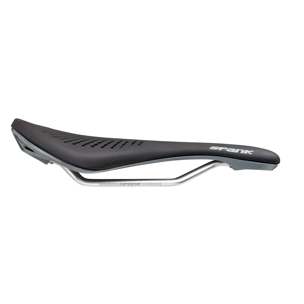 SPANK OOZY 220 144mm sedlo CrN/Ti Rails Grey