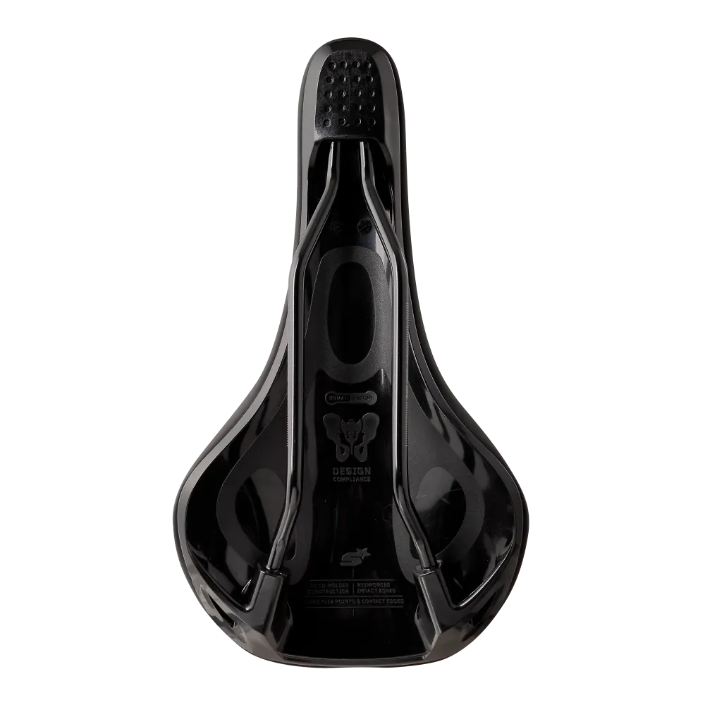 SPANK OOZY 220 144mm sedlo CrN/Ti kolejnice černá