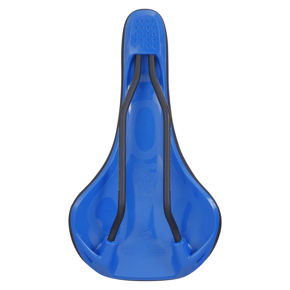 SPANK OOZY 280 144mm sedlo CrMo kolejnice modrá