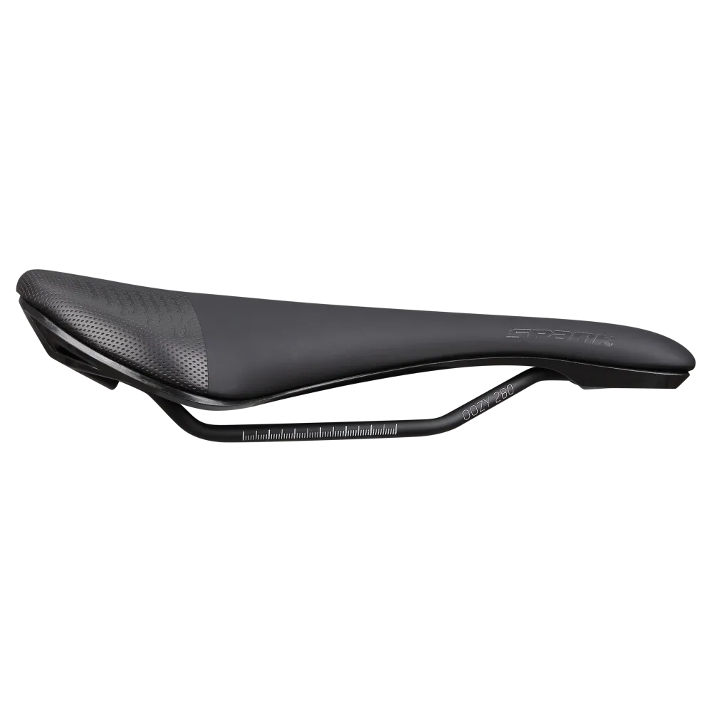 SPANK OOZY 280 144mm sedlo CrMo LTD Rails GG Black