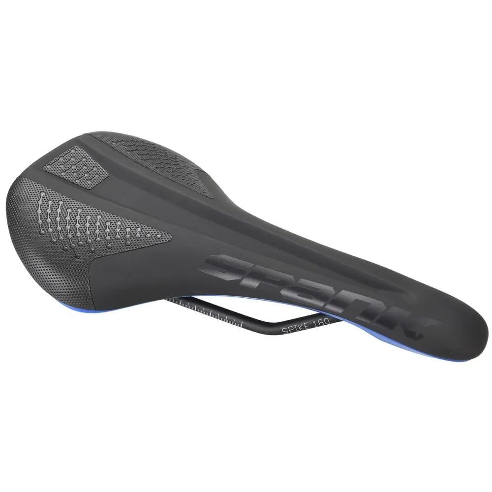 SPANK SPIKE 160 Kožené sedlo CrMo Rails Blue