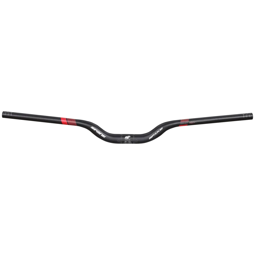 SPANK SPIKE 800 VIBROCORE Rise 50 mm 31,8/800 mm Černá / červená řídítka