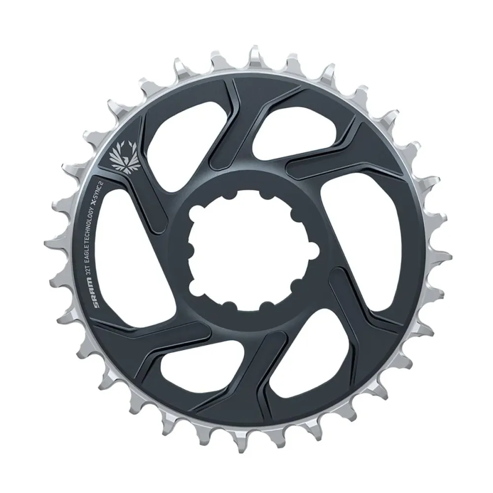 SRAM X-SYNC 2 EAGLE 12V Direct Mount Offset 4mm Lunar Grey Mono řetězový kroužek