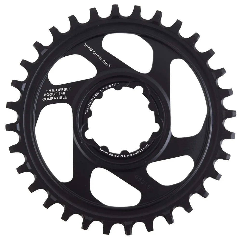 SRAM X-SYNC NARROW WIDE BOOST 11V přímá montáž 3mm mono řetězový kroužek