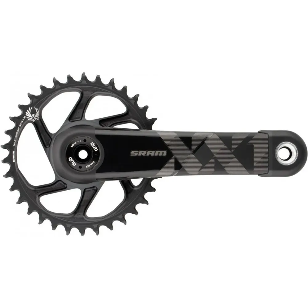 SRAM XX1 XX1 EAGLE FAT BIKE 5" DUB Carbon 11/12V Mono kliky
