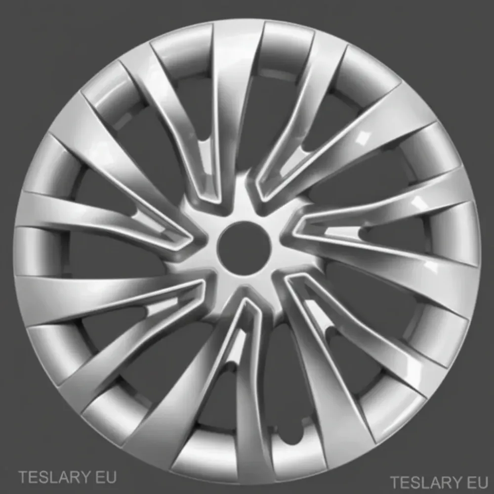 18" Stříbrné kryty kol Tesla 3 Highland Full Rim