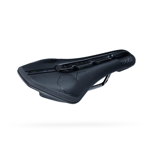 STEALTH OFFROAD 142mm PRO sedlo nerezové kolejnice černé
