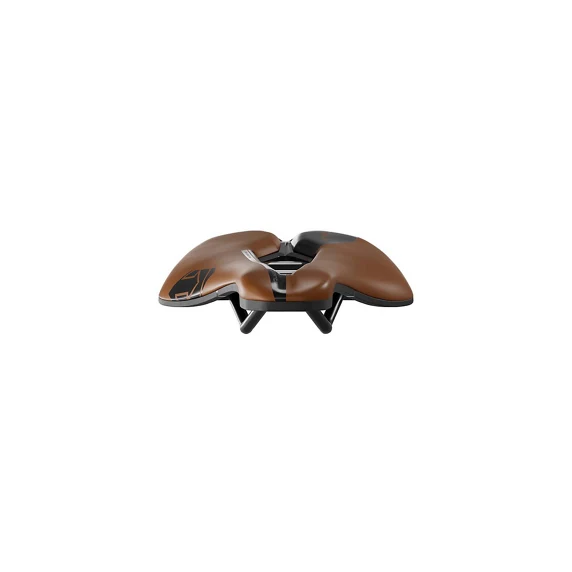 STEALTH PERFORMANCE PRO Sedlo 152mm Nerezové kolejnice Hnědá barva