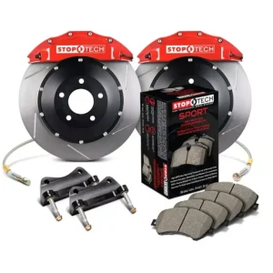 StopTech Sport Velká brzdová sada – Přední – 355x32mm drážkované – ST-60 Rood