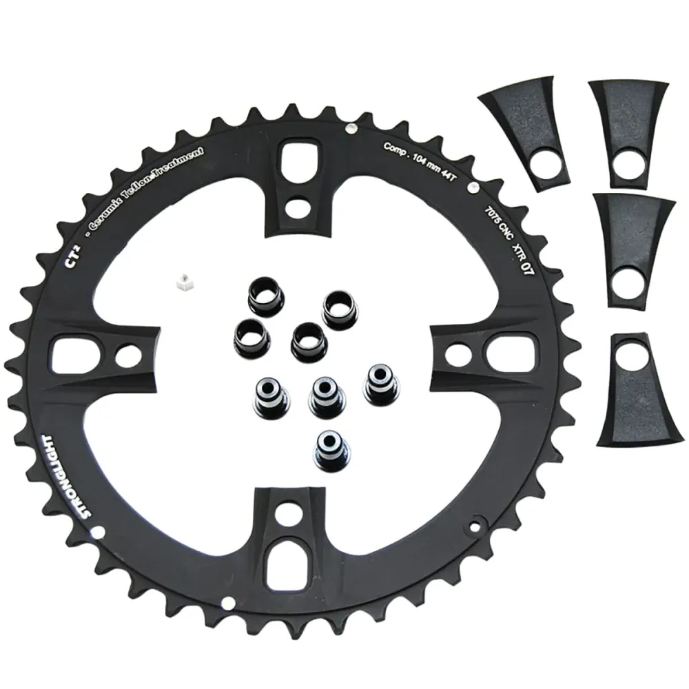 STRONGLIGHT CT² SHIMANO XTR M970 9V 4 otvory 104 mm venkovní řetězový kroužek