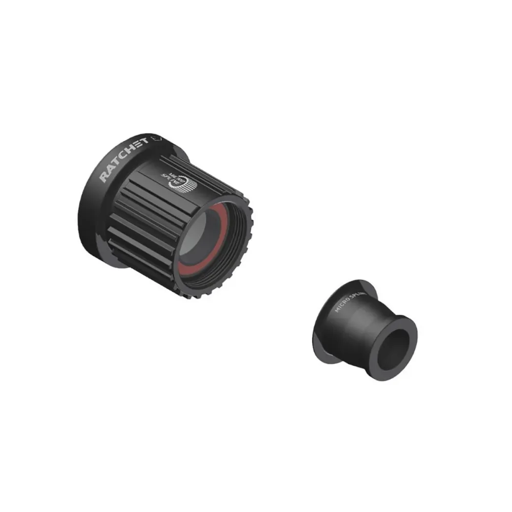DT SWISS Ratchet EXP Type Shimano Micro Spline Axle 12x142/148 mm Hliníkové tělo lehkého volnoběžného kola