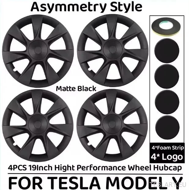 Tesla Model Y 19" Kryty kol Indukční styl Výkonný styl
