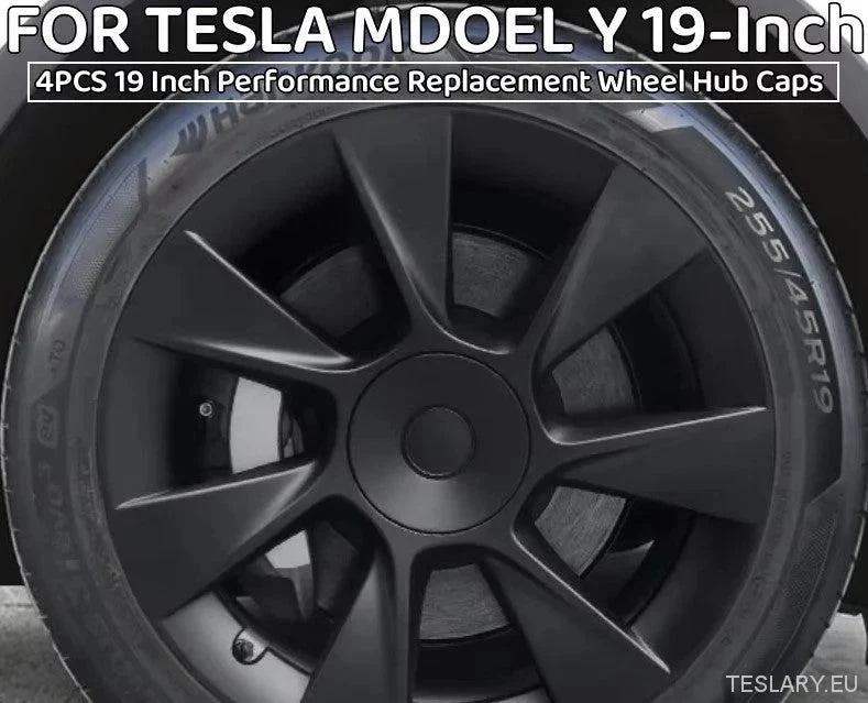 Tesla Model Y 19" Kryty kol Indukční styl Výkonný styl