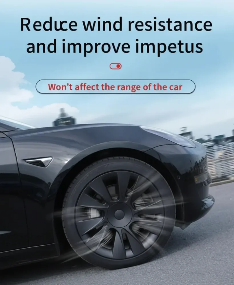 Tesla Model 3 18" Kryty kol ve stylu nože