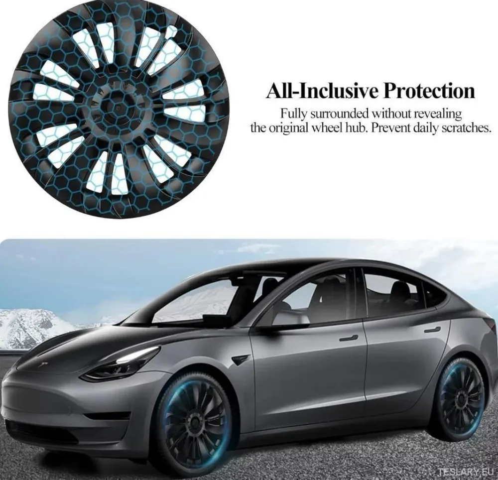 Tesla Model Y 19" Kryty kol Ubertine Style Performance Style