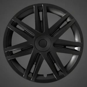TESLA MODEL Y 19" UNIKÁTNÍ NÁBOJE KOL S3 S PLNÝM KRYTEM V HVĚZDČATÉM STYLU