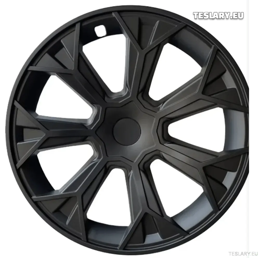 TESLA MODEL Y 19" UNIKÁTNÍ NÁBOJE KOL S4 S PLNÝM KRYTEM